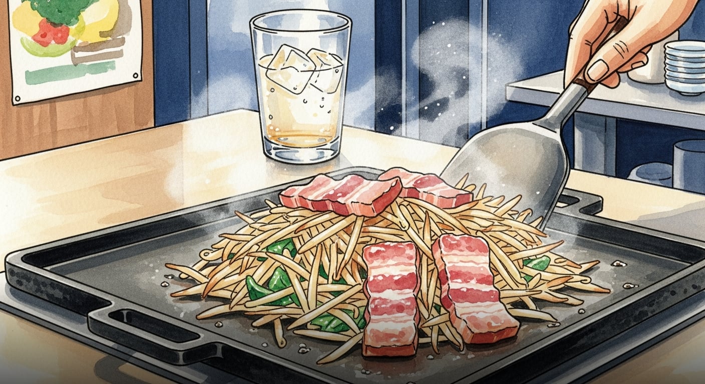 国産小麦100%のパリパリ麺|素材にこだわる弘々家の姿勢 | 広島お好み焼き 弘々家(こうこうや)