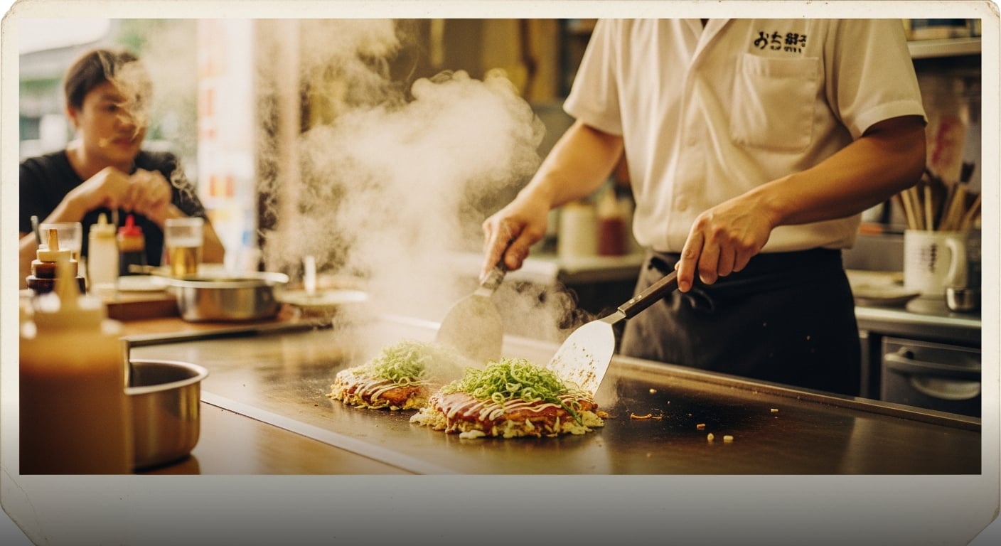 孫と一緒に下関グルメ|ファミリーで楽しめる鉄板焼き名店 | 広島お好み焼き 弘々家(こうこうや)