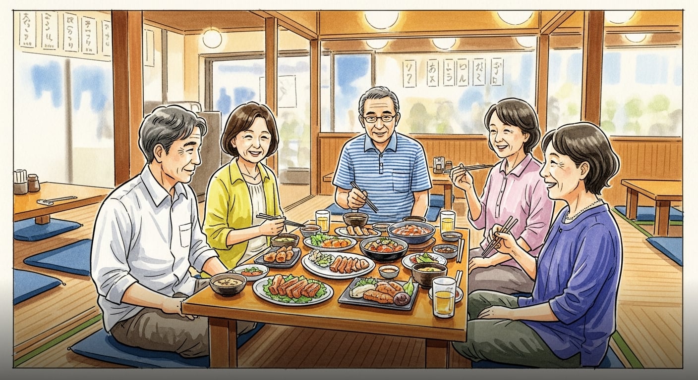 下関で親孝行ランチ|年配の方が喜ぶ座敷席のある名店 | 広島お好み焼き 弘々家(こうこうや)