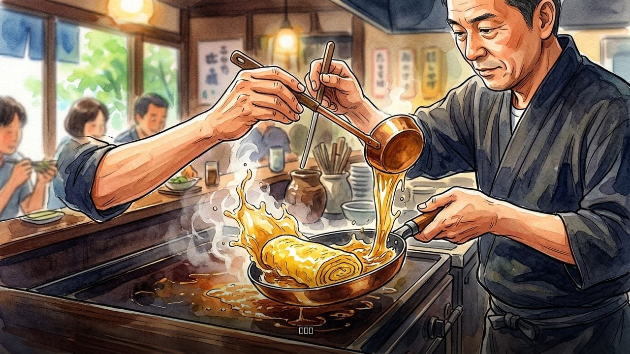 下関でだし巻き玉子を頼むなら弘々家|出汁かけパフォーマンスの魅力 | 広島お好み焼き 弘々家(こうこうや)
