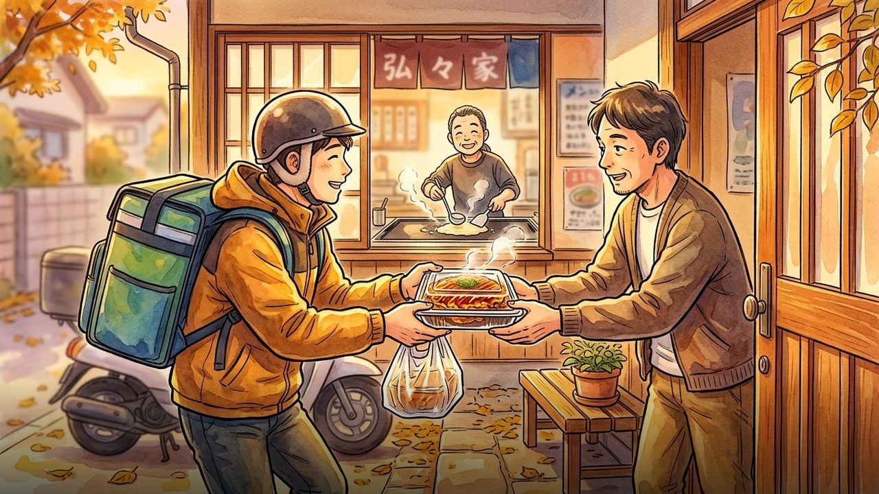 下関市在住の方へ|弘々家の出前館・UberEats注文ガイド | 広島お好み焼き 弘々家(こうこうや)