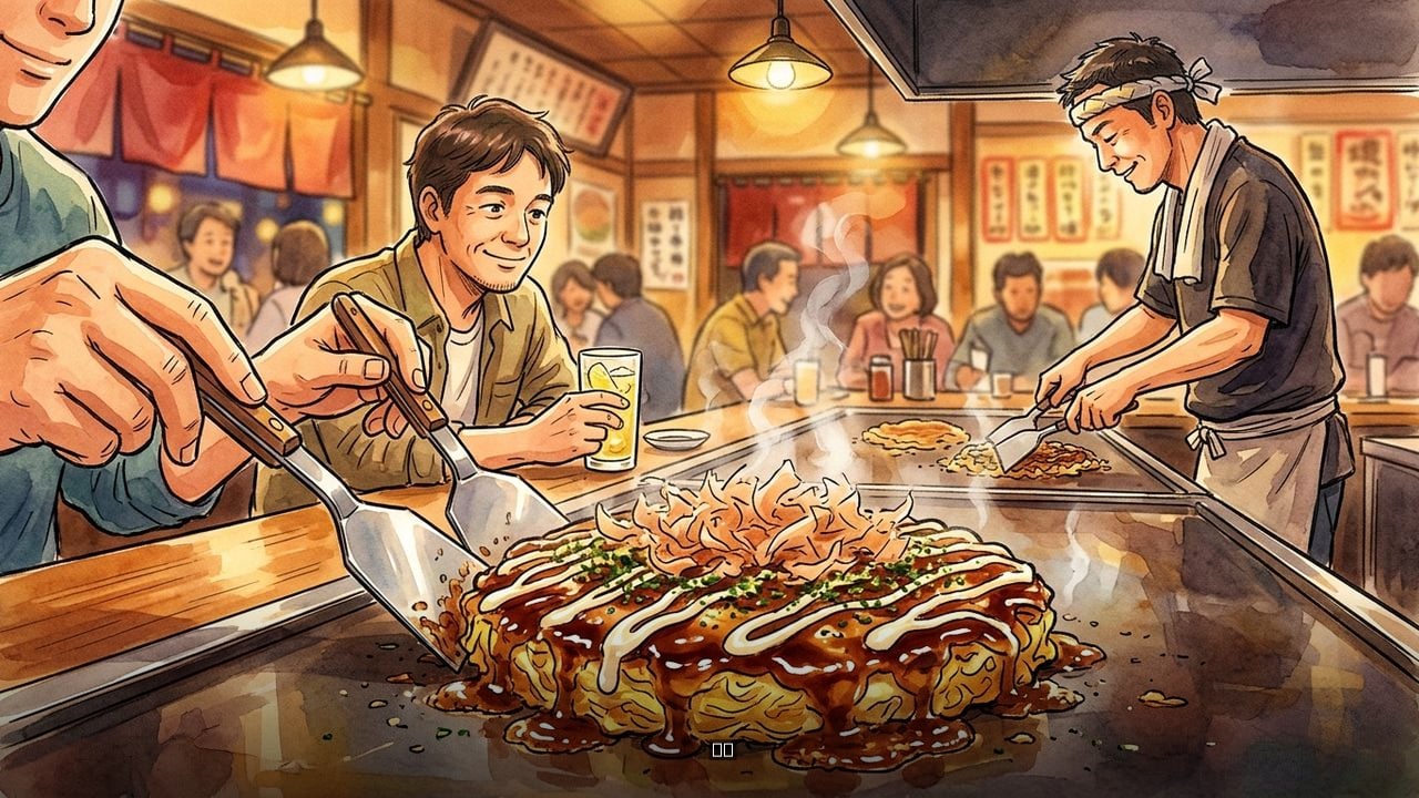 下関ディナー|鉄板の前でゆっくり飲みたい夜におすすめの一軒 | 広島お好み焼き 弘々家(こうこうや)